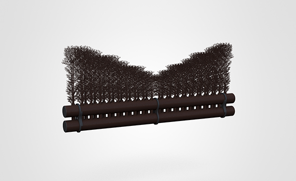 Hanging Brush Shaped 1.8mtr
